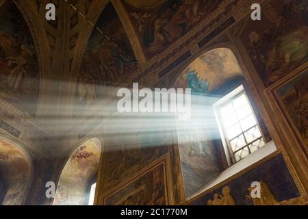 Cattedrale della Trasfigurazione del Salvatore del 18 ° secolo a Uglich, Russia Foto Stock