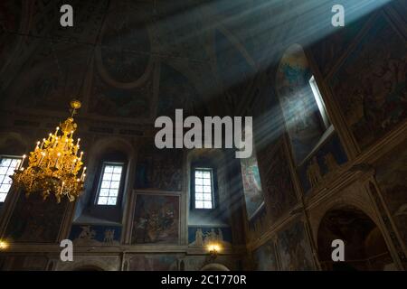 Cattedrale della Trasfigurazione del Salvatore del 18 ° secolo a Uglich, Russia Foto Stock