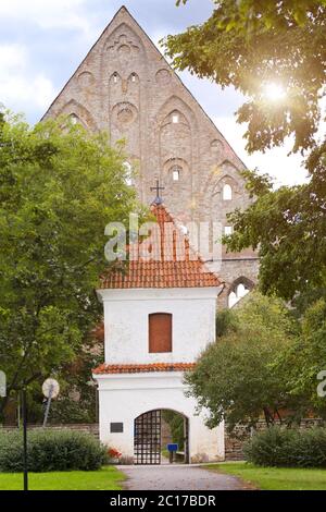 Antico rovinato S. Brigitta convento di Pirita regione, Tallinn, Estonia Foto Stock