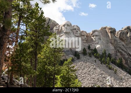 Mount Rushmore Foto Stock