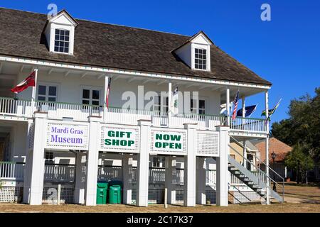 Museo Mardi Gras, Mary Mahoney Walkway Historic District, Biloxi, Mississippi, Stati Uniti Foto Stock