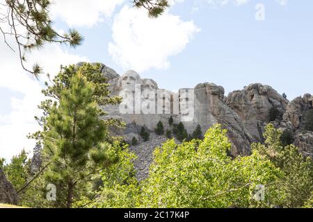 Mount Rushmore Foto Stock