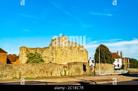 Canterbury Castle a Kent, Inghilterra Foto Stock