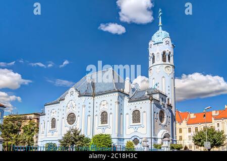 Chiesa Blu a Bratislava - Chiesa di Santa Elisabetta Foto Stock