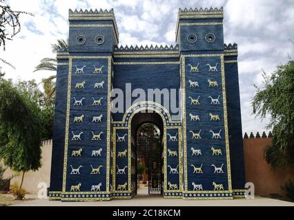 Ishtar porta a Babilonia Foto Stock