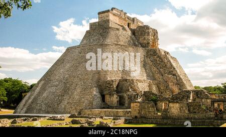 Piramide di Magiciano, Uxmal Foto Stock
