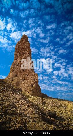 Ziggurat Birs Nimrud, la montagna di Borsippa, Iraq Foto Stock