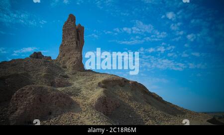Ziggurat Birs Nimrud, la montagna di Borsippa, Iraq Foto Stock