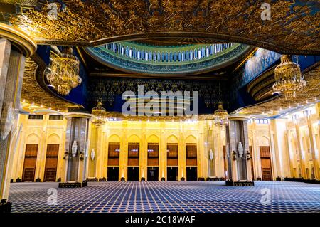 Kuwait Grande Moschea interno, Kuwait-città, Kuwait Foto Stock