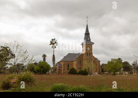 Chiesa riformata olandese a Nieuwoudtville, Capo del Nord, Sud Africa Foto Stock