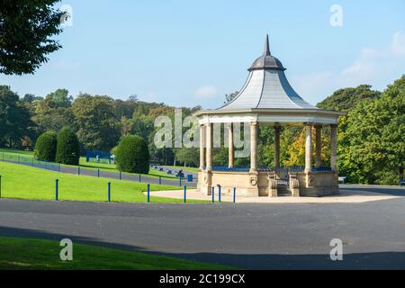 Chiosco a Lister Park, Bradford, West Yorkshire Foto Stock