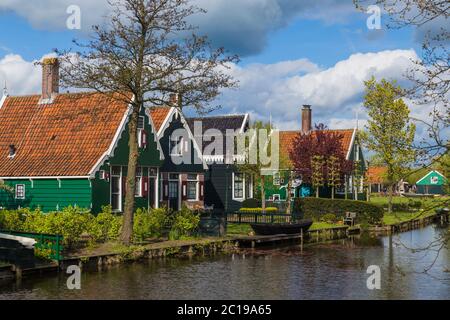 Villaggio Zaanse Schans in Paesi Bassi Foto Stock