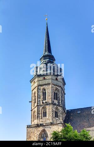 Cattedrale di San Pietro nel centro storico di Bautzen in Sassonia, Germania Foto Stock