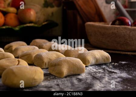 Pasticceria casaletta di funghi Foto Stock
