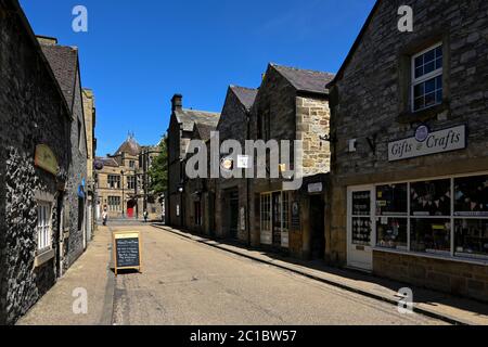 Derbyshire città di Bakewell durante il blocco Coronavirus 2020 Foto Stock