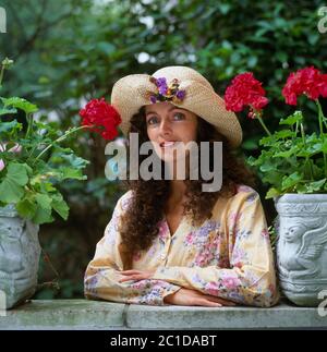 Ex Pans People Top della ballerina dei papi Cherry Gillespie Foto Stock