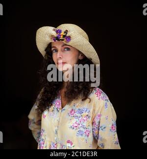 Ex Pans People Top della ballerina dei papi Cherry Gillespie Foto Stock