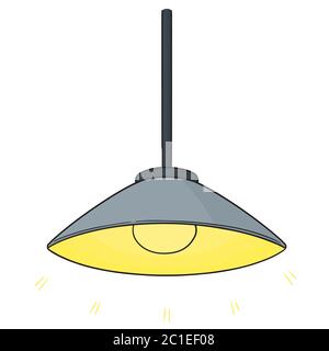 vettore della lampada da soffitto Illustrazione Vettoriale