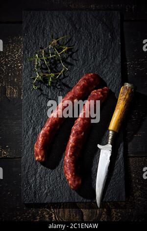 stufato di cervo altoatesino con maiale e veleno Foto Stock