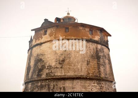 Fort Aguada Light House, Goa Foto Stock