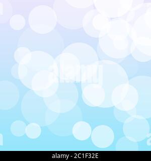 Abstract bolle blu sullo sfondo Illustrazione Vettoriale