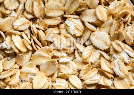 Fiocchi d'avena motivo ad alta definizione Foto Stock