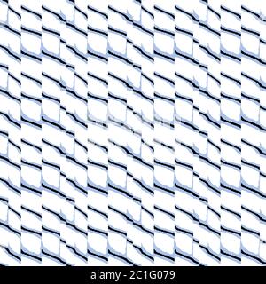 Sweet Stripe irregolare motivo senza giunture Foto Stock