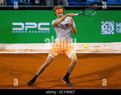 Belgrado, Serbia. 13 Giugno 2020. Ritorna Alexander Zverev. Credit: Nikola Krstic/Alamy Live News Foto Stock