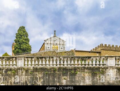 Basilica di San Miniato al Monte, Firenze, Italia Foto Stock