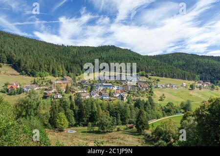 Affacciato Tonbach nella Foresta Nera Foto Stock