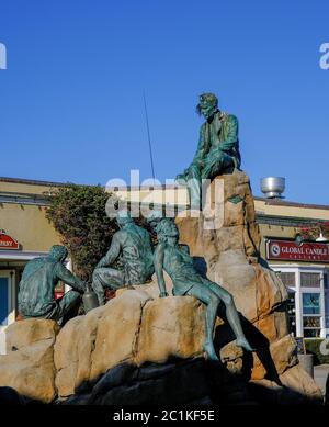 Cannery Row Monument Foto Stock