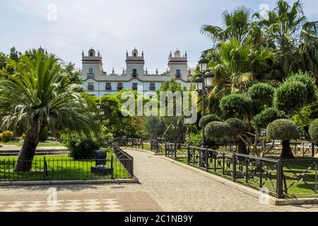 Spain, Cadiz - Plaza de EspaÃ±a Stock Photo