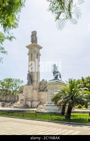 Spagna, Cadice - Monumento alla Costituzione del 1812 Foto Stock