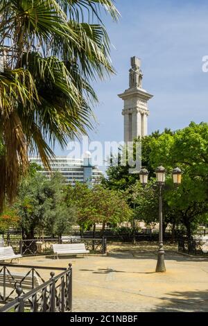 Spagna, Cadice - Monumento alla Costituzione del 1812 Foto Stock