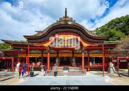 Dazaifu Tenmangu santuario a Dazaifu, Prefettura di Fukuoka, Giappone Foto Stock