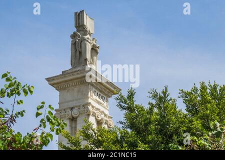 Spagna, Cadice - Monumento alla Costituzione del 1812 Foto Stock