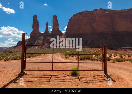 Il Monument Valley, Arizona Foto Stock