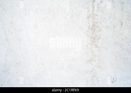 Texture di bianco vecchio muro di cemento per lo sfondo Foto Stock