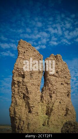 Ziggurat Birs Nimrud, la montagna di Borsippa in Iraq Foto Stock