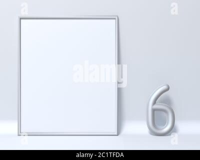 Immagine in movimento numero 6 SEI 3D Foto Stock