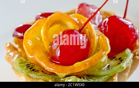 Crostatina di frutta Foto Stock