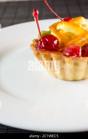 Crostatina di frutta Foto Stock