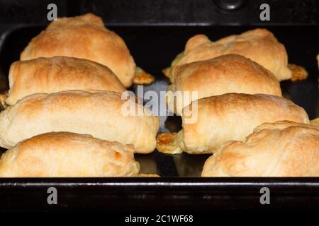 Bignè cotti al forno Foto Stock