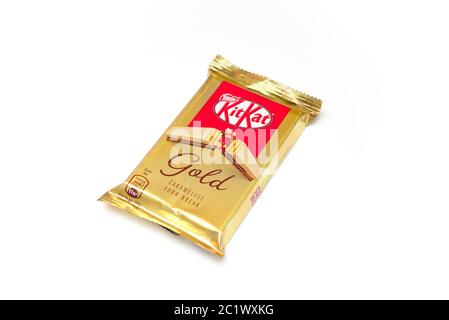 Kit Kat gold, edizione limitata UK Foto Stock