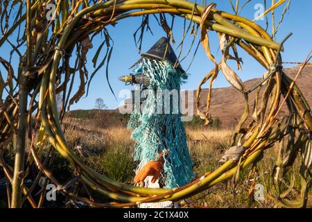 Giardino sensoriale, Lochcarron, Strathcarron, Ross-shire Foto Stock