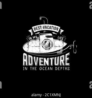 sottomarino retrò Illustrazione Vettoriale