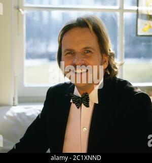 Frank Zander, deutscher Schlager- und Deutschpop-Musiker, Deutschland um 1984. La schlager tedesca e cantante pop Frank Zander, Germania intorno al 1984 Foto Stock