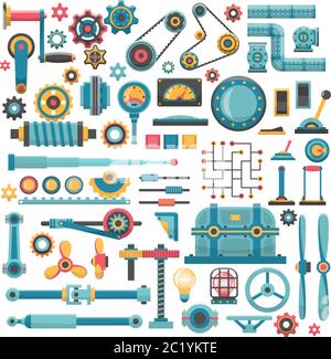 parti di macchinari Illustrazione Vettoriale