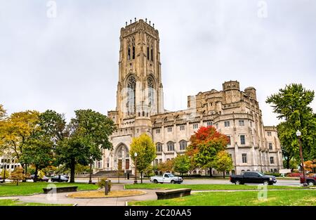 Cattedrale di Rite Scozzese nel centro di Indianapolis, Stati Uniti Foto Stock