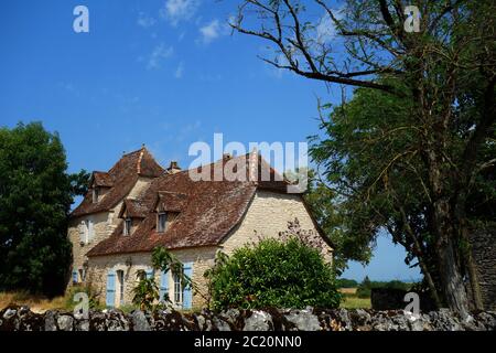 casa di campagna in francia Foto Stock